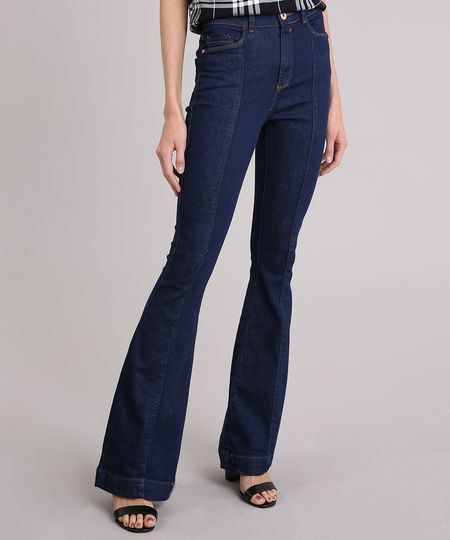Calca-Jeans-Feminina-Flare-Cintura-Super-Alta-Azul-Escuro-9151850-Azul_Escuro_1 Calca-Jeans-Feminina-Flare-Cintura-Super-Alta-Azul-Escuro-9151850-Azul_Escuro_1