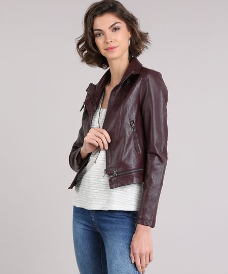 Jaqueta-Feminina-com-Ziper-Vinho-8895862-Vinho_1