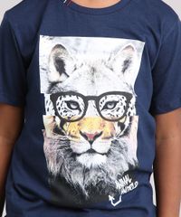 Camiseta-Infantil-Animais-Manga-Curta-Gola-Redonda-Azul-Marinho-9148160-Azul_Marinho_4