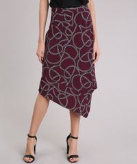 Saia-Feminina-Assimetrica-Estampada-de-Cordas-Roxa-9067172-Roxo_1