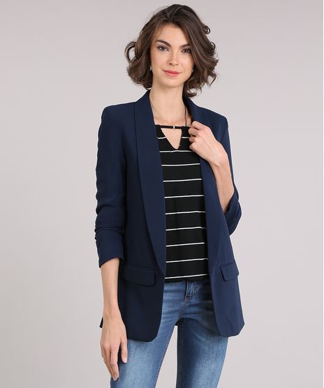 Blazer-Feminino-Longo-Boyfriend-com-Franzido-na-Manga-Azul-Marinho-8915812-Azul_Marinho_1
