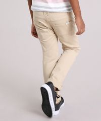 Calca-Color-Infantil-Slim-em-Algodao---Sustentavel-Kaki-8371538-Kaki_2