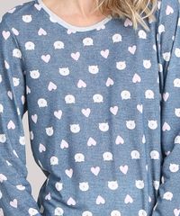 Pijama-Feminino-Ursinhos-e-Coracoes-Manga-Longa-Azul-Escuro-9119122-Azul_Escuro_3