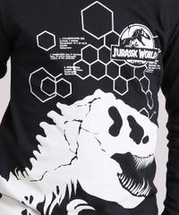 Camiseta-Infantil-Jurassic-Park-Manga-Longa-com-Capuz-Preta-9142103-Preto_4