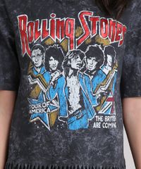 Blusa-Infantil--Rolling-Stones--Manga-Curta-Decote-Redondo-com-Franjas-de-Algodao---Sustentavel-Chumbo-9151544-Chumbo_4