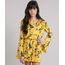 Macaquinho-Infantil-Estampado-Floral-com-Renda-Manga-Longa-Decote-Redondo-Amarelo-8846134-Amarelo_1