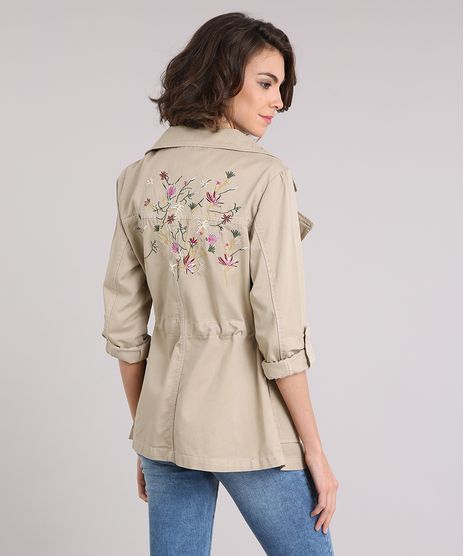 Parka-Feminina-com-Bolso-e-Bordado-Floral-Bege-8866641-Bege_1