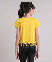 Blusa-Infantil--Guns-n-Roses--Manga-Curta-Decote-Redondo-com-Franjas-Amarelo-Escuro-9148867-Amarelo_Escuro_2