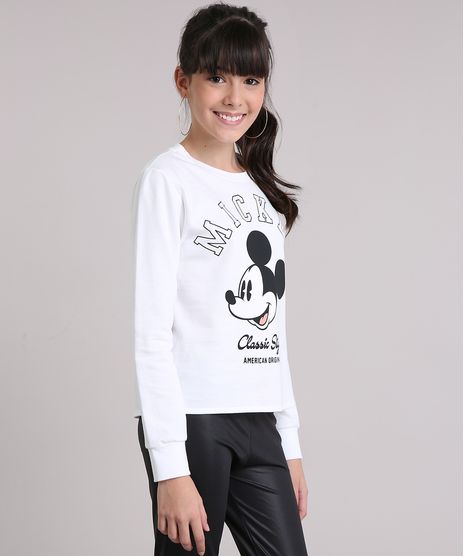 Blusao-Infantil-em-Moletom--Mickey-Mouse-Decote-Redondo-Manga-Longa-Off-White-9132916-Off_White_1