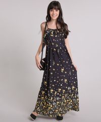 Vestido-Longo-Infantil-Estampado-Floral-com-Babado-com-Alcas-Fina-Preto-9146241-Preto_3 Vestido-Longo-Infantil-Estampado-Floral-com-Babado-com-Alcas-Fina-Preto-9146241-Preto_3