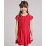 Vestido-Infantil-em-Jacquard-com-Pregas-Manga-Curta-Decote-Redondo-Vermelho-9198653-Vermelho_1