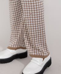 Calca-de-Trico-Feminina-Mindset-Reta-Cintura-Alta-Estampada-Xadrez-Vichy-Off-White-9982702-Off_White_4