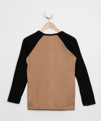 Camiseta-Juvenil-Manga-Longa-Raglan-com-Bolso-Bege-9980358-Bege_2