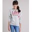 Blusao-Infantil-em-Moletom--Love--com-Capuz--Cinza-Mescla-8830889-Cinza_Mescla_1
