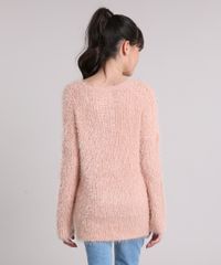 Sueter-Infantil-em-Trico-Felpudo-com-Coracoes-Bordado-Decote-Redondo-Manga-Longa-Rose-8862396-Rose_2