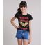 Blusa-Infantil-Mulher-Maravilha-Manga-Curta-Decote-Redondo-em-Algodao---Sustentavel-Preta-9199435-Preto_1