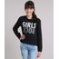 Blusao-Infantil-em-Moletom--Girls-Rock--com-Glitter-Decote-Redondo-Manga-Longa-Preto-9132918-Preto_1