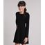Vestido-Infantil-Canelado-Manga-Longa-com-Abertura-Preto-9140695-Preto_1