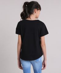 Blusa-Infantil-Mulher-Maravilha-Manga-Curta-Decote-Redondo-em-Algodao---Sustentavel-Preta-9141781-Preto_2