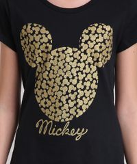 Blusa-Infantil-Mickey-Mouse-Manga-Curta-Decote-Redondo-em-Algodao---Sustentavel-Preta-9196596-Preto_4