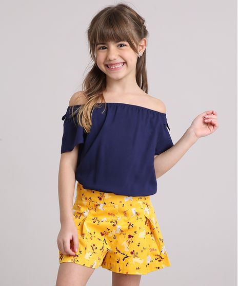 Blusa-Infantil-Ombro-a-Ombro-Manga-Curta-com-Laco-Azul-Marinho-9185699-Azul_Marinho_1