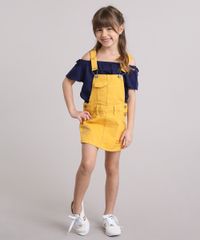 Jardineira-Infantil-com-Rasgos-Amarelo-Escuro-9186021-Amarelo_Escuro_3
