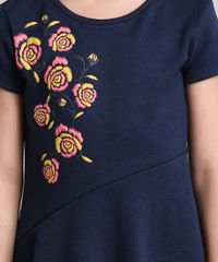 Vestido-Infantil-Flores-Manga-Curta-Decote-Redondo-Azul-Marinho-9195752-Azul_Marinho_4