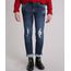 Calca-Jeans-Infantil-Destroyed-com-Respingos-Azul-Escuro-9158764-Azul_Escuro_1