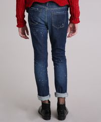 Calca-Jeans-Infantil-Destroyed-com-Respingos-Azul-Escuro-9158764-Azul_Escuro_2