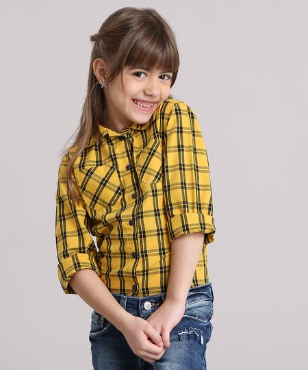 Camisa-Infantil-Xadrez-com-Bolsos-Manga-Longa-Amarela-9016192-Amarelo_1 Camisa-Infantil-Xadrez-com-Bolsos-Manga-Longa-Amarela-9016192-Amarelo_1