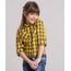 Camisa-Infantil-Xadrez-com-Bolsos-Manga-Longa-Amarela-9016192-Amarelo_1