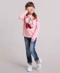Blusao-Infantil-em-Moletom-Cereja-com-Paetes-Decote-Redondo-Manga-Longa-em-Algodao---Sustentavel-Rosa-9180364-Rosa_3