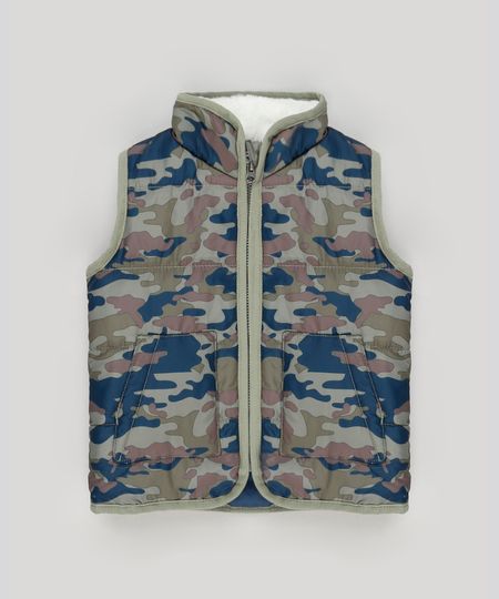 Colete-Infantil-Puffer-com-Pelo-na-Gola-Estampado-Camuflado-Verde-Militar-8890101-Verde_Militar_1 Colete-Infantil-Puffer-com-Pelo-na-Gola-Estampado-Camuflado-Verde-Militar-8890101-Verde_Militar_1