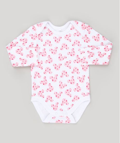 Body-Infantil-Estampado-Mickey-Coracao-Manga-Longa-Decote-Redondo-em-Algodao---Sustentavel-Branco-8920318-Branco_1