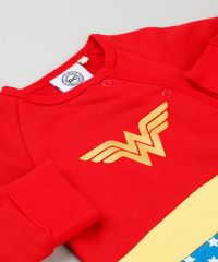 Macacao-Infantil-Mulher-Maravilha-em-Moletom-com-Estampa-de-Estrelas-em-Algodao---Sustentavel-Vermelho-8910645-Vermelho_3