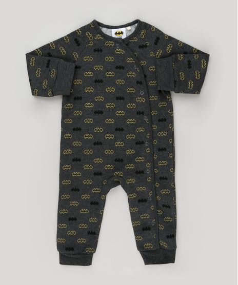 Macacao-Infantil-Batman-em-Moletom-Manga-Longa-em-Algodao---Sustentavel-Cinza-Mescla-Escuro-8909848-Cinza_Mescla_Escuro_1