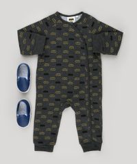 Macacao-Infantil-Batman-em-Moletom-Manga-Longa-em-Algodao---Sustentavel-Cinza-Mescla-Escuro-8909848-Cinza_Mescla_Escuro_3