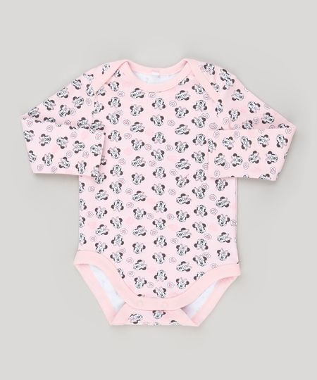 Body-Infantil-Estampado-Minnie-Manga-Longa-Decote-Redondo-em-Algodao---Sustentavel-Rosa-Claro-8920316-Rosa_Claro_1
