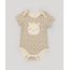 Body-Infantil-Estampado-Animal-Print-com-Bordado-Manga-Curta-Decote-Redondo-em-Algodao---Sustentavel-Bege-8934426-Bege_1