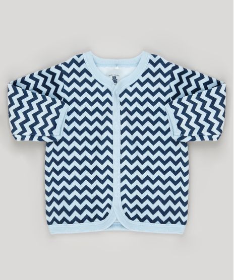 Cardigan-Infantil-em-Plush-Estampado-Chevron-Manga-Longa-de-Algodao---Sustentavel-Azul-Marinho-8940816-Azul_Marinho_1