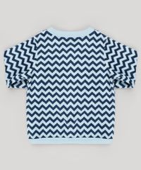Cardigan-Infantil-em-Plush-Estampado-Chevron-Manga-Longa-de-Algodao---Sustentavel-Azul-Marinho-8940816-Azul_Marinho_2