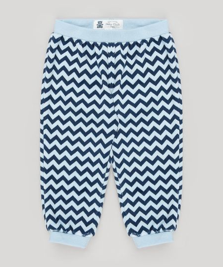Calca-Infantil-em-Plush-Estampada-Chevron-em-Algodao---Sustentavel-Azul-Marinho-8940829-Azul_Marinho_1