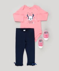 Body-Infantil-Minnie-Manga-Longa-Decote-Redondo-em-Algodao---Sustentavel-Rosa-8920317-Rosa_3