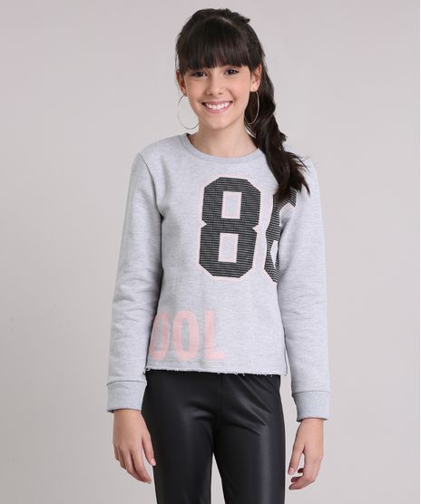 Blusao-Infantil-em-Moletom--86-Cool--Decote-Redondo-Manga-Longa-Cinza-Mescla-9132917-Cinza_Mescla_1