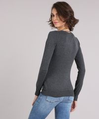 Sueter-Feminino-Basico-Manga-Longa-Decote-V-Cinza-Mescla-Escuro-8839985-Cinza_Mescla_Escuro_2 Sueter-Feminino-Basico-Manga-Longa-Decote-V-Cinza-Mescla-Escuro-8839985-Cinza_Mescla_Escuro_2