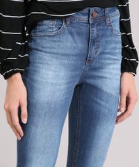 Calca-Jeans-Feminina-Cigarrete-com-Barra-Dobrada-Cintura-Alta-Azul-Medio-9133697-Azul_Medio_4