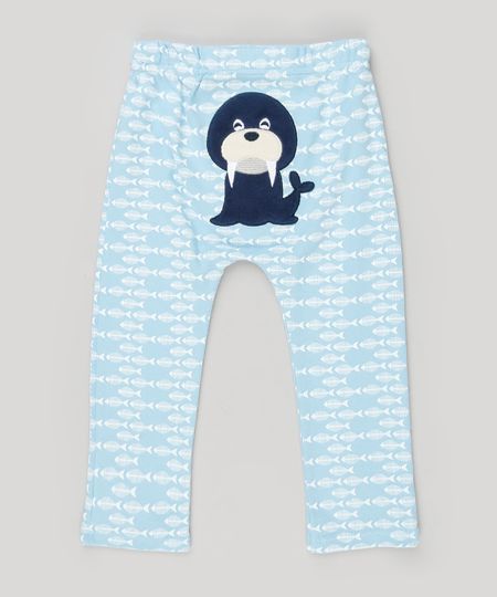 Calca-Infantil-Leao-Marinho-Estampado-em-Algodao---Sustentavel-Azul-Claro-8934366-Azul_Claro_1