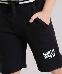 Bermuda-Infantil-em-Moletom--North--com-Ribana-Listrada-e-Cordao-Preta-9144822-Preto_4