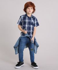 Camisa-Infantil-Xadrez-Manga-Curta-com-Bolso-Azul-Marinho-8439929-Azul_Marinho_3 Camisa-Infantil-Xadrez-Manga-Curta-com-Bolso-Azul-Marinho-8439929-Azul_Marinho_3