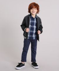 Camisa-Infantil-Xadrez-Manga-Longa-com-Bolso-Azul-Marinho-8439899-Azul_Marinho_3